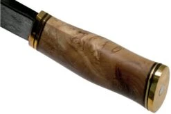 Autine Leuku, Curly Birch, Brut De Forge D2, Outdoor Knife -Silk Knives Shop AT LEUKU CB 04 autine v201909