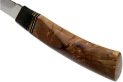 Autine Puukko, Stainless Damascus, Brown RH Sheath 11 Autine Puukko, Stainless Damascus, Brown RH Sheath -Silk Knives Shop AT PUUKO DAM 04 autine