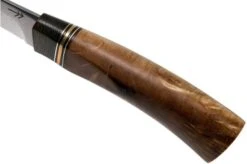 Autine Puukko, Stainless Damascus, Brown RH Sheath 12 Autine Puukko, Stainless Damascus, Brown RH Sheath -Silk Knives Shop AT PUUKO DAM 05 autine