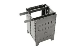 Bushcraft Essentials Bushbox XL Titanium, Foldable Stove -Silk Knives Shop BCE 037 03 bushcraftessentials