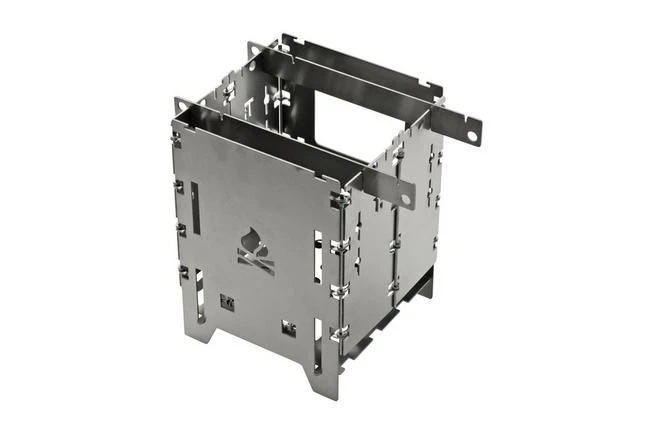 Bushcraft Essentials Bushbox LF Titanium, Foldable Stove 2 Bushcraft Essentials Bushbox LF Titanium, Foldable Stove - Image 2