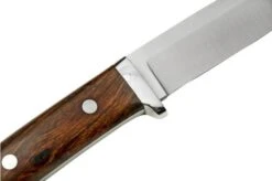 Bark River Classic Drop Point Hunter CPM S45VN Desert Ironwood, Fixed Knife -Silk Knives Shop BRK02 176DI 05 barkriver