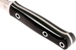 Bark River Mini Bushcrafter CPM 3V, Black Canvas Micarta, Hollow Pins 11 Bark River Mini Bushcrafter CPM 3V, Black Canvas Micarta, Hollow Pins -Silk Knives Shop BRK06 022BRKC HP 04 bark river brk06 022brkc hp 04