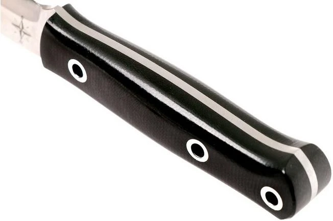 Bark River Mini Bushcrafter CPM 3V, Black Canvas Micarta, Hollow Pins 4 Bark River Mini Bushcrafter CPM 3V, Black Canvas Micarta, Hollow Pins - Image 4