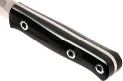 Bark River Mini Bushcrafter CPM 3V, Black Canvas Micarta, Hollow Pins 12 Bark River Mini Bushcrafter CPM 3V, Black Canvas Micarta, Hollow Pins -Silk Knives Shop BRK06 022BRKC HP 05 bark river brk06 022brkc hp 05