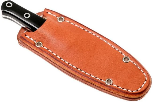 Bark River Mini Bushcrafter CPM 3V, Black Canvas Micarta, Hollow Pins 7 Bark River Mini Bushcrafter CPM 3V, Black Canvas Micarta, Hollow Pins - Image 7