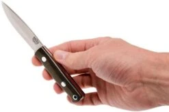 Bark River Mini Bushcrafter CPM 3V, Green Canvas Micarta, Red Liner -Silk Knives Shop BRK06 022GNC RL 06 bark river brk06 022gnc rl 06