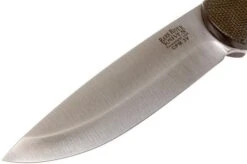 Bark River Ultra-Lite Bushcrafter CPM 3V, Green Canvas Micarta -Silk Knives Shop BRK06 030GNC 03 bark river brk06 030gnc 03
