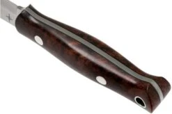 Bark River Bushcrafter LT CPM 3V, Hellfire Maple Burl -Silk Knives Shop BRK06 121HFM BL 04 bark river knives