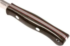 Bark River Aurora A2, Green Canvas Micarta, Red Liners -Silk Knives Shop BRK06 140GRCRL 05 bark river brk06 140grcrl 05