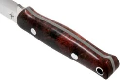 Bark River Bushcrafter II CPM 3V Hellfire Maple Burl Bushcraft Knife -Silk Knives Shop BRK06 223HMB 04 bark river knives