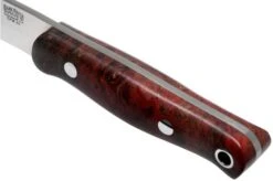 Bark River Bushcrafter II CPM 3V Hellfire Maple Burl Bushcraft Knife -Silk Knives Shop BRK06 223HMB 05 bark river knives