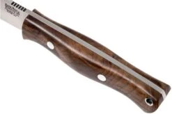 Bark River Gunny Scandi CPM 3V, American Walnut, Brown Sheath -Silk Knives Shop BRK07 024AMW 05 bark river brk07 024gamw 05