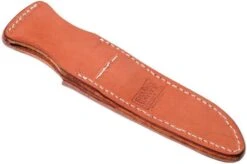 Bark River Gunny Scandi CPM 3V, Desert Ironwood, Brown Sheath -Silk Knives Shop BRK07 024DIW 08 bark river brk07 024diw 08