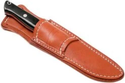 Bark River Gunny Hunter CPM 3V, Black Canvas Micarta, Red Liners -Silk Knives Shop BRK07 025BRKC RL 07 bark river brk07 025brkc rl 07