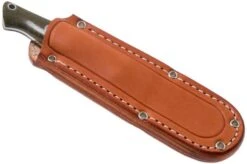 Bark River Bravo EDC CPM 3V Rampless, Green Canvas Micarta Bushcraft Knife -Silk Knives Shop BRK07 027GCMR 06 bark river knives