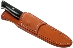 Bark River Gunny Hunter CPM S45VN, Black Canvas Micarta Hunting Knife -Silk Knives Shop BRK07 084BCM 06 bark river knives