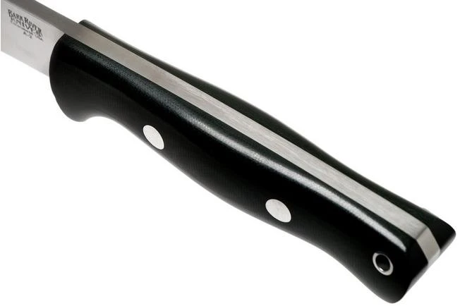 Bark River Bravo 1 A2, Black Canvas Micarta Rampless Outdoor Knife 5 Bark River Bravo 1 A2, Black Canvas Micarta Rampless Outdoor Knife - Image 5