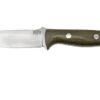 Bark River Bravo 1 A2 Green Canvas Micarta, Bushcraft Knife