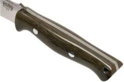 Bark River Gunny A2, Green Canvas Micarta Outdoor Knife -Silk Knives Shop BRK07 113GCM2 05 bark river knives