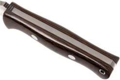 Bark River Bravo 1 CPM 3V, Burgundy Snakeskin Micarta, Brown Sheath -Silk Knives Shop BRK07 114SBC 05 bark river brk07 114sbc 05