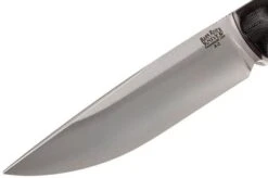 Bark River Bravo Vortex A2 Jimped, Black Canvas Micarta, Brown Sheath 10 Bark River Bravo Vortex A2 Jimped, Black Canvas Micarta, Brown Sheath -Silk Knives Shop BRK07 117FMBRKC JI 03 bark river brk07 117fmbrkc ji 03