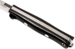 Bark River Bravo Vortex A2 Jimped, Black Canvas Micarta, Brown Sheath 12 Bark River Bravo Vortex A2 Jimped, Black Canvas Micarta, Brown Sheath -Silk Knives Shop BRK07 117FMBRKC JI 05 bark river brk07 117fmbrkc ji 05