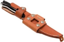 Bark River Bravo Vortex A2 Jimped, Black Canvas Micarta, Brown Sheath 14 Bark River Bravo Vortex A2 Jimped, Black Canvas Micarta, Brown Sheath -Silk Knives Shop BRK07 117FMBRKC JI 07 bark river brk07 117fmbrkc ji 07