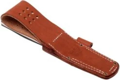 Bark River Bravo 1.2 CPM 3V, Black Canvas Micarta, Brown Sheath -Silk Knives Shop BRK07 123BRKC 09 bark river bravo brk07 123brkc 09