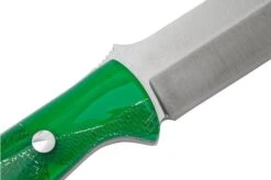 Bark River Bravo 1.2 CPM 3V Green Cyclone Mesh White Liner, Outdoor Knife -Silk Knives Shop BRK07 125GCM WL 05 barkriver