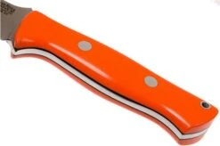 Bark River Bravo 1 LT CPM 3V, Blaze Orange G10, Black Liners, Black Sheath -Silk Knives Shop BRK07 126ORG 04 bark river brk07 126org 04