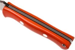 Bark River Bravo 1 LT CPM 3V, Blaze Orange G10, Black Liners, Black Sheath -Silk Knives Shop BRK07 126ORG 05 bark river brk07 126org 05