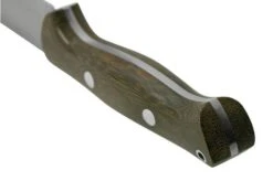 Bark River Bravo 1.2 LT CPM 3V Rampless, Green Canvas Micarta, Outdoor Knife -Silk Knives Shop BRK07 129GCMR 04 barkriver