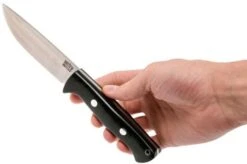 Bark River Bravo 1 LT Cru Wear, Black Canvas Micarta, Rampless -Silk Knives Shop BRK07 166BRKC RS 06 bark river brk07 166brkc rs 06