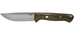 Bark River Bravo 1 Rampless CPM 154, Green Canvas Micarta