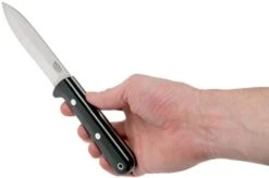 Bark River Kephart 4” CPM 3V, Black Canvas Micarta Bushcraft Knife -Silk Knives Shop BRK08 123BKC 06 bark river