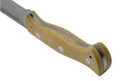 Bark River Cub CPM 3V Antique Ivory Micarta, Bushcraft Knife -Silk Knives Shop BRK08 221AIM 04 barkriver