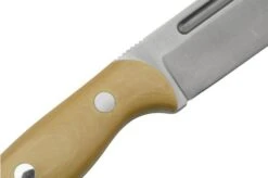 Bark River Cub CPM 3V Antique Ivory Micarta, Bushcraft Knife -Silk Knives Shop BRK08 221AIM 05 barkriver