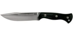 Bark River Cub CPM 3V, Black Linen Micarta, Mosaic Pins Bushcraft Knife