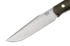 Bark River Ultra Lite Field Knife CPM 3V Green Canvas Micarta, Bushcraft Knife -Silk Knives Shop BRK14 121GCM 03 barkriver