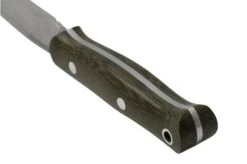 Bark River Ultra Lite Field Knife CPM 3V Green Canvas Micarta, Bushcraft Knife -Silk Knives Shop BRK14 121GCM 04 barkriver