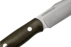 Bark River Ultra Lite Field Knife CPM 3V Green Canvas Micarta, Bushcraft Knife -Silk Knives Shop BRK14 121GCM 05 barkriver