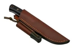 Casström Woodsman Knife Bog Oak, K720 Scandi Grind 10829 With Firesteel -Silk Knives Shop CM10829 06 casstrom cm10829 06