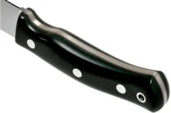 Casström No. 10 Swedish Forest Knife Black Micarta, 14C28N Flat Grind 13120 -Silk Knives Shop CM13120 04 casstrom