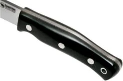 Casström No. 10 Swedish Forest Knife Black Micarta, 14C28N Flat Grind 13120 -Silk Knives Shop CM13120 05 casstrom