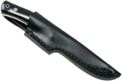 Casström No. 10 Swedish Forest Knife Black Micarta, 14C28N Flat Grind 13120 -Silk Knives Shop CM13120 06 casstrom