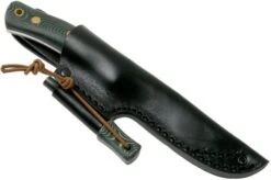 Casström No. 10 Swedish Forest Knife Green Micarta, K720 Scandi Grind 13123 With Firesteel -Silk Knives Shop CM13123 06 casstrom