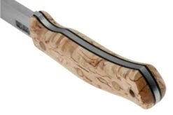 Casström No. 10 Swedish Forest Knife Curly Birch, K720 Scandi Grind 13124 Bushcraft Knife -Silk Knives Shop CM13124 04 casstrom