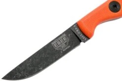 ESEE Camp-Lore CR 2.5 Orange, Black Oxide Coating Fixed Knife, Cody Rowen Design -Silk Knives Shop EE CR2 5 OR 03 esee knives