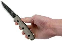 ESEE RB3 Bolieu Camp-Lore, Scandi Grind, Leather Sheath, Reuben Bolieu Design -Silk Knives Shop EE ESEE RB3 06 esee v2018 ee esee rb3 06